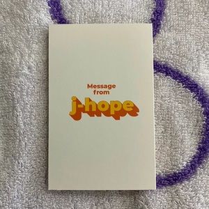 🧡BTS OFFICIAL Butter Album J Hope Message Card🧡